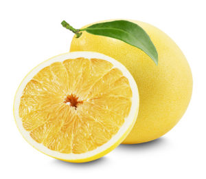 Pomelo or Chinese grapefruit isolated on the white background